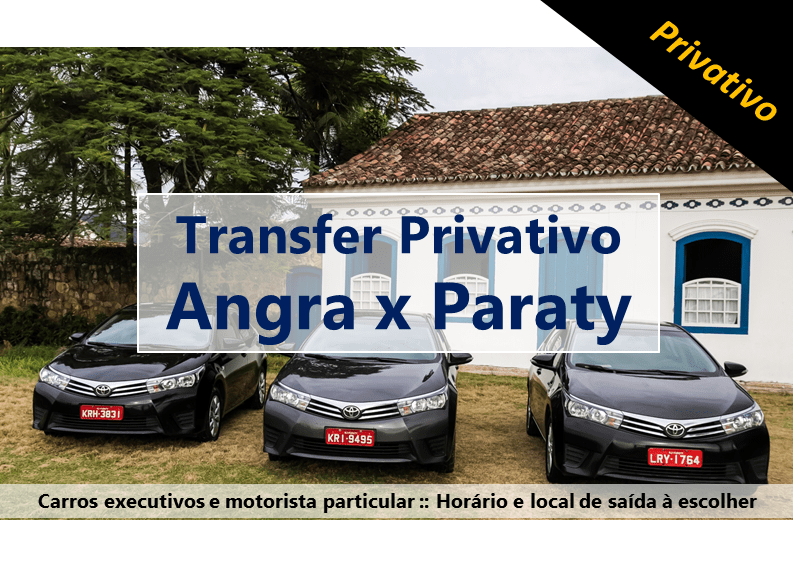 Transfer Privativo . carro std . Angra x Paraty