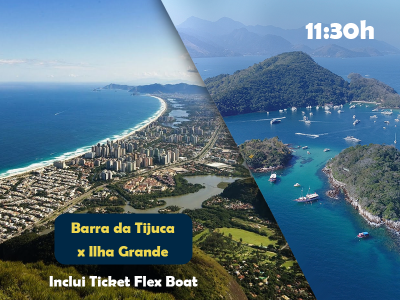 Rio (Barra da Tijuca) x Ilha Grande – 11h30