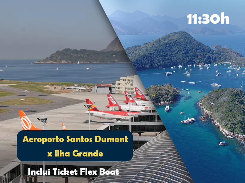 Rio (Aeroporto SDU) x Ilha Grande – 11h30