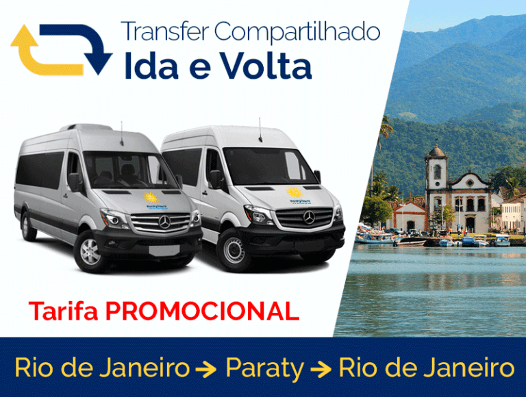 Transfer Ida e Volta – Rio x Paraty x Rio